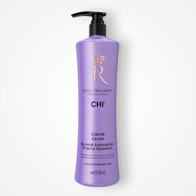 Royal Treatment Color Gloss Blonde Enhancing Purple Shampoo - 32 Ounces